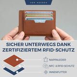 Kartenetui mit RFID-Schutz und 9 Kartenfächer