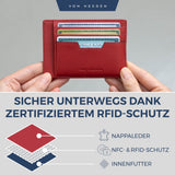 Kartenetui mit RFID-Schutz und 9 Kartenfächer