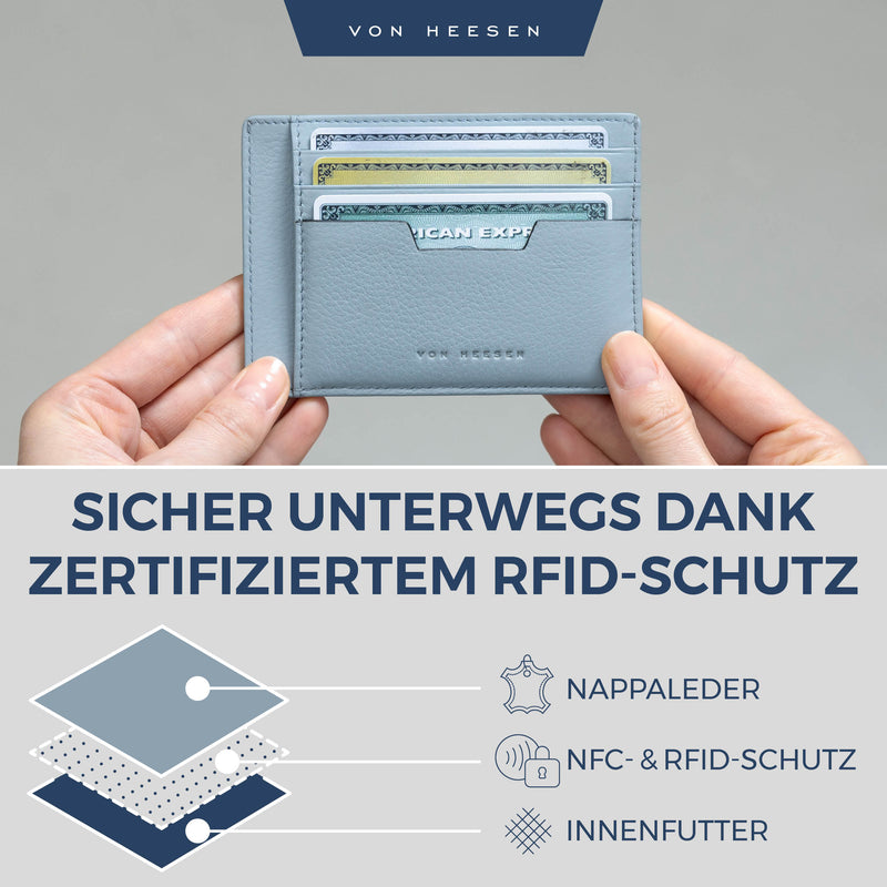 Kartenetui mit RFID-Schutz und 9 Kartenfächer