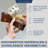 Slim Wallet mit RFID-Schutz und 6 Kartenfächer