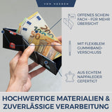 Slim Wallet mit RFID-Schutz und 6 Kartenfächer