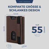 Slim Wallet mit RFID-Schutz und 6 Kartenfächer