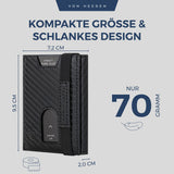 Slim Wallet mit RFID-Schutz und 6 Kartenfächer