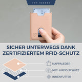 Slim Wallet mit RFID-Schutz und 6 Kartenfächer