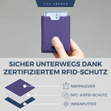 Slim Wallet mit RFID-Schutz und 6 Kartenfächer