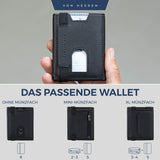 Slim Wallet mit RFID-Schutz und 6 Kartenfächer