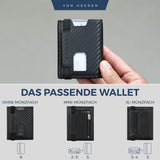 Slim Wallet mit RFID-Schutz und 6 Kartenfächer