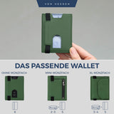 Slim Wallet mit RFID-Schutz und 6 Kartenfächer