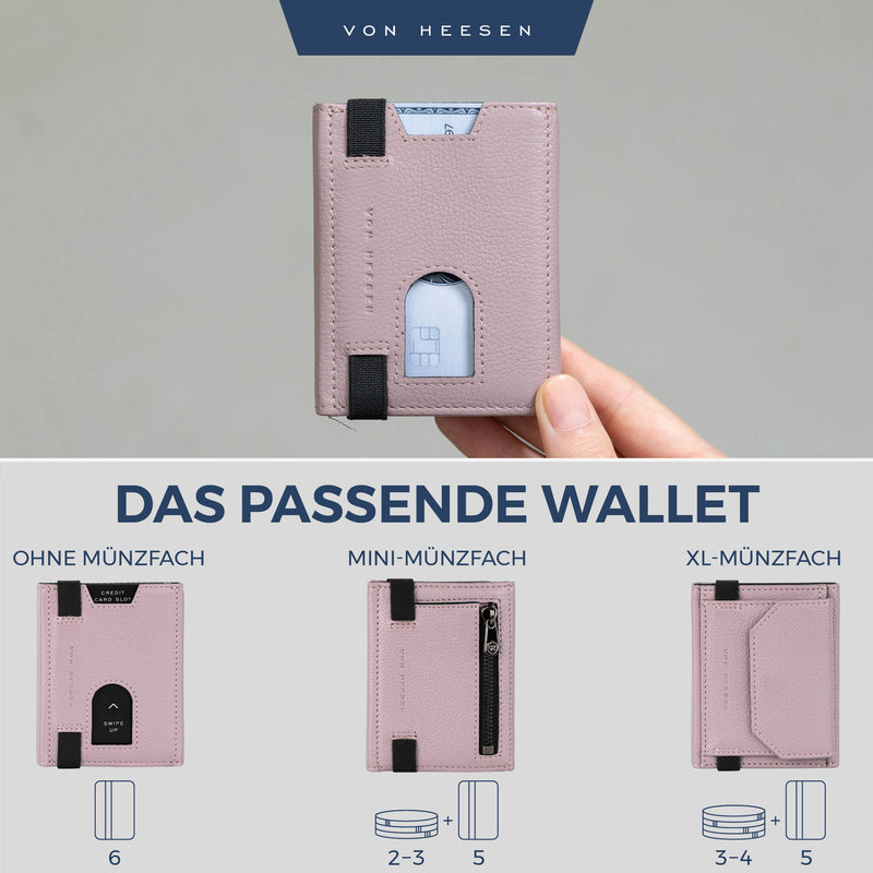 Slim Wallet mit RFID-Schutz und 6 Kartenfächer