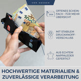 Slim Wallet mit RFID-Schutz und 6 Kartenfächer