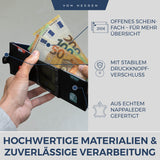 Slim Wallet mit RFID-Schutz und 6 Kartenfächer