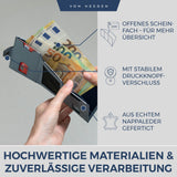 Slim Wallet mit RFID-Schutz und 6 Kartenfächer