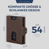 Slim Wallet mit RFID-Schutz und 6 Kartenfächer