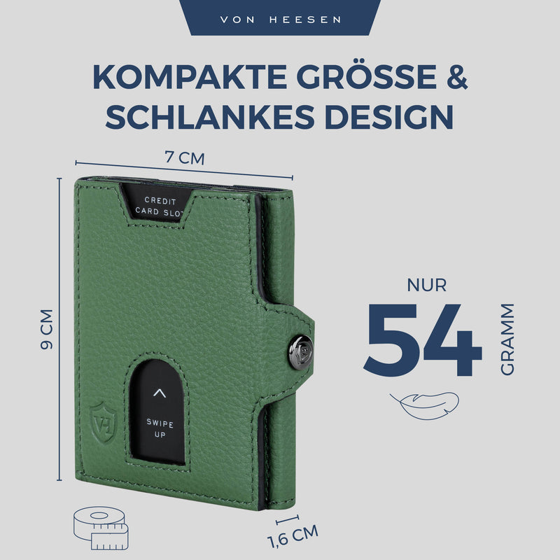 Slim Wallet mit RFID-Schutz und 6 Kartenfächer