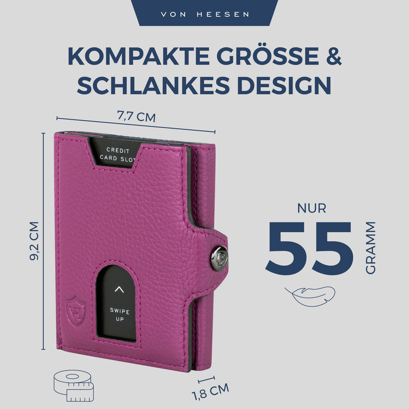 Slim Wallet mit RFID-Schutz und 6 Kartenfächer