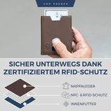 Slim Wallet mit RFID-Schutz und 6 Kartenfächer