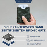 Slim Wallet mit RFID-Schutz und 6 Kartenfächer