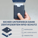 Slim Wallet mit RFID-Schutz und 6 Kartenfächer