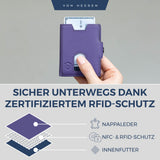 Slim Wallet mit RFID-Schutz und 6 Kartenfächer