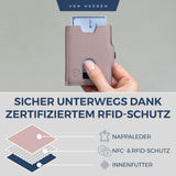 Slim Wallet mit RFID-Schutz und 6 Kartenfächer