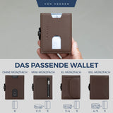 Slim Wallet mit RFID-Schutz und 6 Kartenfächer