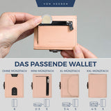 Slim Wallet mit RFID-Schutz, 5 Kartenfächer und Mini-Münzfach