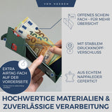 Airtag Slim Wallet mit RFID-Schutz und 6 Kartenfächer