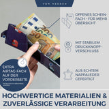 Airtag Slim Wallet mit RFID-Schutz und 6 Kartenfächer