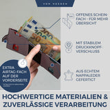 Airtag Slim Wallet mit RFID-Schutz und 6 Kartenfächer