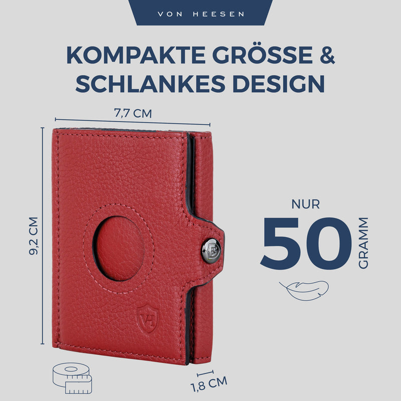 Airtag Slim Wallet mit RFID-Schutz und 6 Kartenfächer