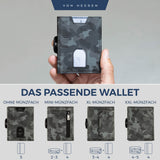 Airtag Slim Wallet mit RFID-Schutz und 6 Kartenfächer