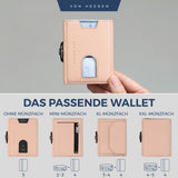 Airtag Slim Wallet mit RFID-Schutz und 6 Kartenfächer