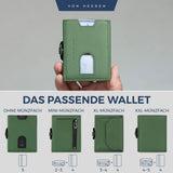 Airtag Slim Wallet mit RFID-Schutz und 6 Kartenfächer