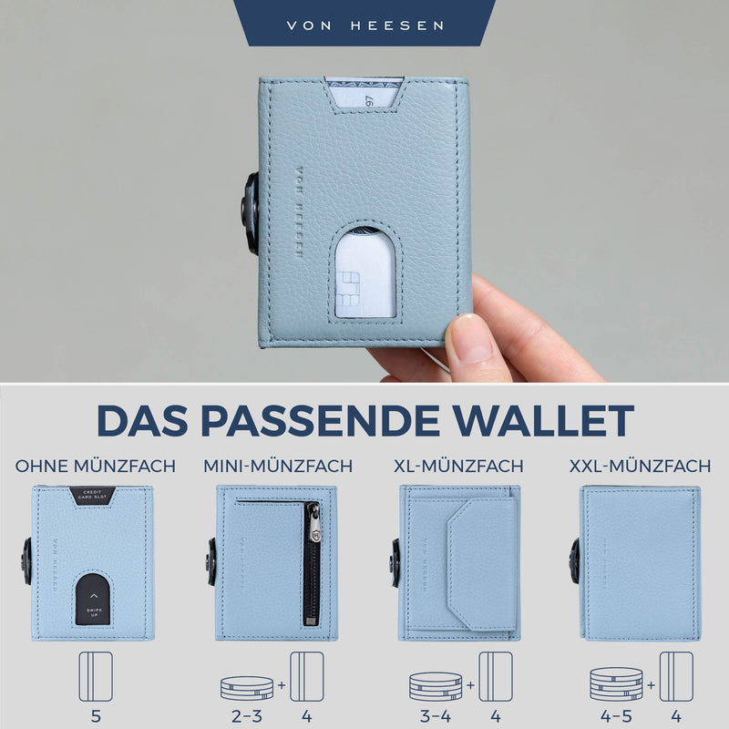 Airtag Slim Wallet mit RFID-Schutz und 6 Kartenfächer