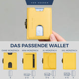 Airtag Slim Wallet mit RFID-Schutz und 6 Kartenfächer