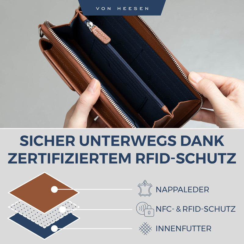 Geldbörse mit Handyfach