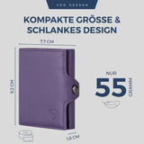 Slim Wallet mit RFID-Schutz und 6 Kartenfächer