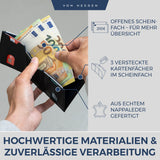 Slim Wallet mit RFID-Schutz und 6 Kartenfächer