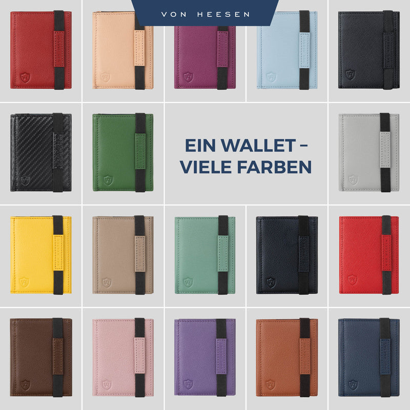 Slim Wallet mit RFID-Schutz und 6 Kartenfächer